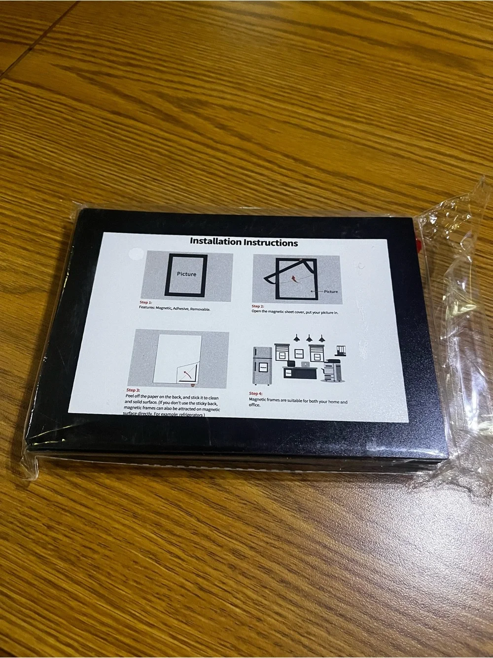 Magnetic 4X6 Frames - Black